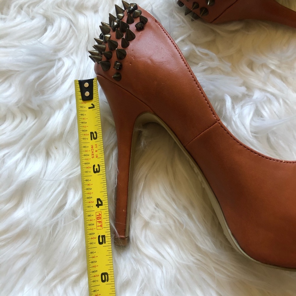 Bakers Stealth Open Toe Pumps spices studs Shoe - Picture 5 of 8